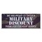 Signmission Military Discount Thank You For Your Service Banner Concession Stand Food Truck Single Sided B-120-30106 - alternate 1